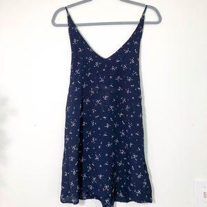 Brandy Melville Navy Floral Mini Dress